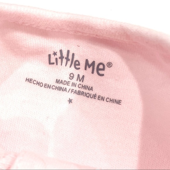 NWOT Little Me Pink Floral Spring Infant Romper - Picture 3 of 4